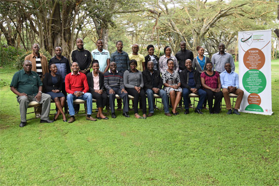 The Competition Authority of Kenya (CAK) staff undertaking User Acceptance Testing (UAT) of the Case Management System (CMS) and the E-filing Portal – April 2018.